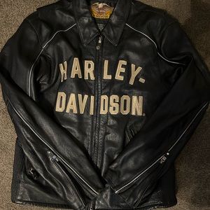 100th Anniversary Harley Davidson Men’s Leather Coat